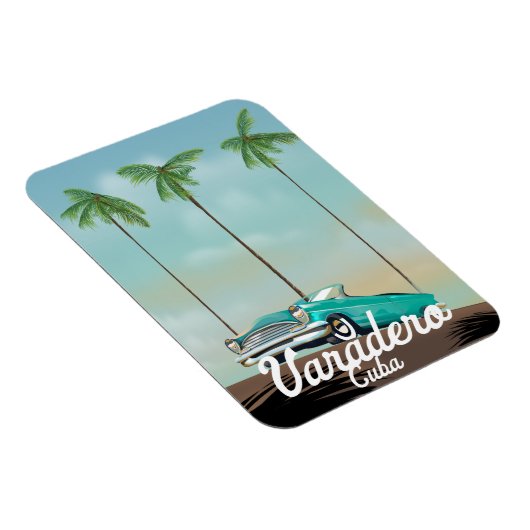 バラデロ・キューバ旅行ポスター マグネット (右側)