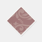 バラトゥーペダエレガントマクラシックスク結婚 スタンダードカクテルナプキン (角)