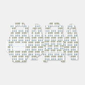 バラトピアリーブルーとホワイトジンジャージャー結婚ズ フェイバーボックス (折り畳みなし)