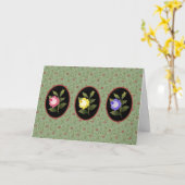 バラトリオ誕生日カード カード (黄色い花)