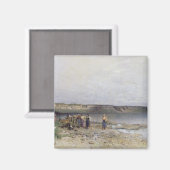 バラトン湖とアカラの海岸， 1885 マグネット (正面/裏面)