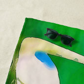 バラトン湖の白鳥 - 三部作 ビーチタオル (インサイチュ)