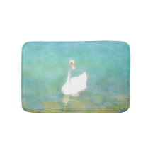 バラトン湖-水彩画no2の白鳥