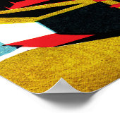 バラトン湖、魚釣りボートの海岸、ハンガリー ポスター (角)