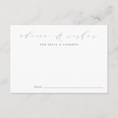 バラトープ書道アドバイス&ウィッシュズカード エンクロージャーカード (正面)