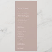 バラトープ |透かしモノグラム結婚のスクリプト プログラム (裏面)