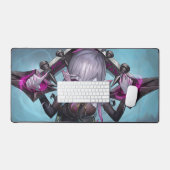 バラトーンゲームデスクマット | キュートなヴァンパイアをテーマにした デスクマット (キーボード&マウス)