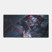 バラトーンゲームデスクマット | キュートなヴァンパイアをテーマにした デスクマット (正面)