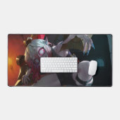 バラトーンゲームデスクマット | キュートなヴァンパイアをテーマにした デスクマット (キーボード&マウス)