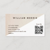 バラトーンミニマルQRコードプロフェッショナル 名刺 (裏面)