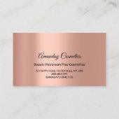 バラドリップス爪、 ネイルワックスメイクアップ体化粧品ティール（緑がかった色） 名刺 (裏面)