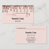 バラドリップス美しいスタジオウェルネスボトックスシリンジ 予約カード (正面/裏面)