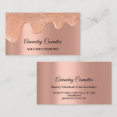 バラドリップネイルアーティストワックスメイクアップ体化粧料 名刺 (正面/裏面)