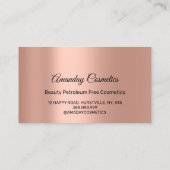 バラドリップネイルアーティストワックスメイクアップ体化粧料 名刺 (裏面)