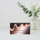 バラドリップ爪、 ネイルスタイリストワックスメイク体チョコレート 名刺 (スタンド正面)