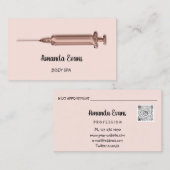 バラドリップ美しい美容師ボトックスシリンジアプリ 予約カード (正面/裏面)