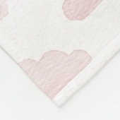 バラドリームタイムウォーターカラークラウドフリースブランケット フリースブランケット (角)