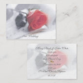 バラドリーム結婚式招待状 エンクロージャーカード (正面/裏面)