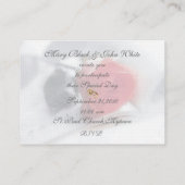 バラドリーム結婚式招待状 エンクロージャーカード (裏面)