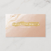 バラニュートラルトーンミニマリストQRコードプロフェッショナル 名刺 (正面)