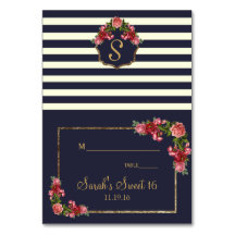 バラネイビストライプー金ゴールド座席表