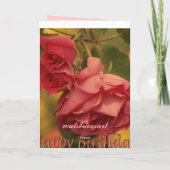 バラハッピーバースデーカード カード (裏面)