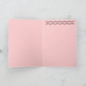 バラハッピーバースデーカード カード (内部)