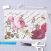 バラハミングバードトンフライフランスのスクリプトハネビー 薄葉紙 (クラフト)