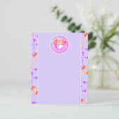 バラハートピンクとグレーの個人菓子 (スタンド正面)