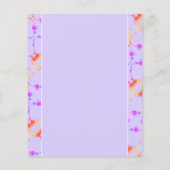 バラハートピンクとグレーの個人菓子 (裏面)