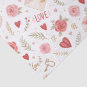 バラハートレターバレンタインデー 薄葉紙 (詳細)