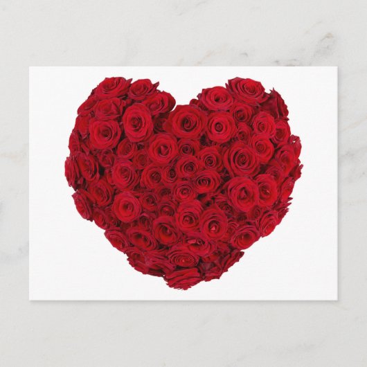 バラハート形状 ポストカード (正面)