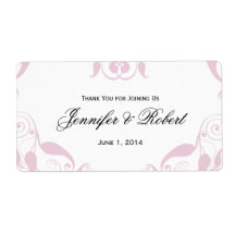 バラハート結婚フローラのボトルのラベル