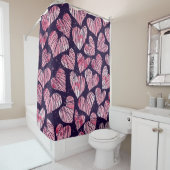 バラハート:水の色のシームレスなパターン。 シャワーカーテン (インサイチュ)