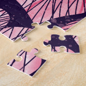 バラハート：水の色のシームレスなパターン。 ジグソーパズル (側面)