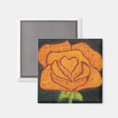 「バラハート#2」フローラ磁石 マグネット (正面/裏面)