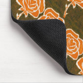 「バラハート#8」タイル状パターンフローラマウスパッド マウスパッド (コーナー)