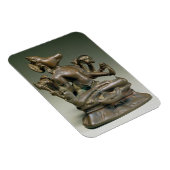 バラハ、グルジャラ・プラティハラ、タミル・ナードゥ(ブロンズ) マグネット (右側)