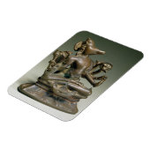 バラハ、グルジャラ・プラティハラ、タミル・ナードゥ(ブロンズ) マグネット (左側)