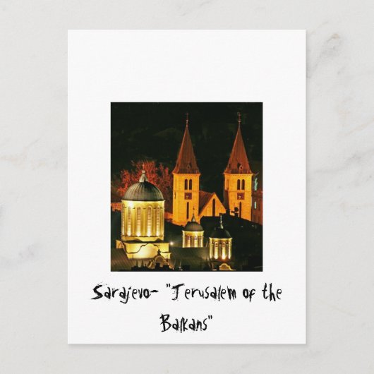 バラバのサラエボ・エルサレム ポストカード (正面)