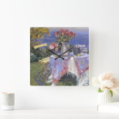 バラバイシーズ スクエア壁時計 (ホーム)