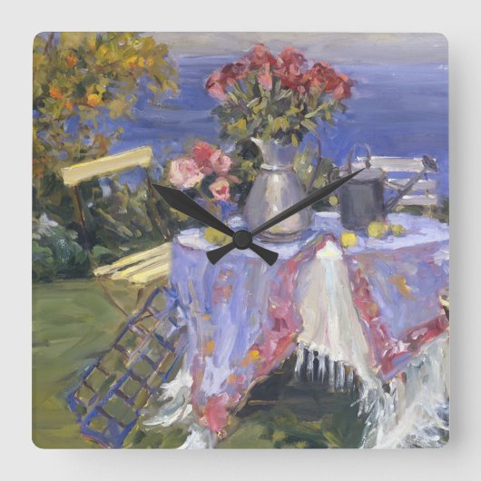 バラバイシーズ スクエア壁時計 (正面)