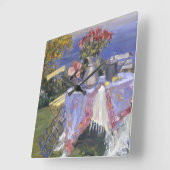 バラバイシーズ スクエア壁時計 (傾斜)