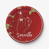 バラバチェロレッテ |ブライダルパーティ ペーパープレート (正面)