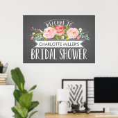 バラバナーブライダルシャワーウェルカムポスター ポスター (ホームオフィス)