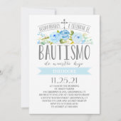 バラバナー（青）|ボーティススペインのモ 招待状 (正面)