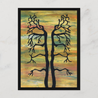 バラバラの木 ポストカード