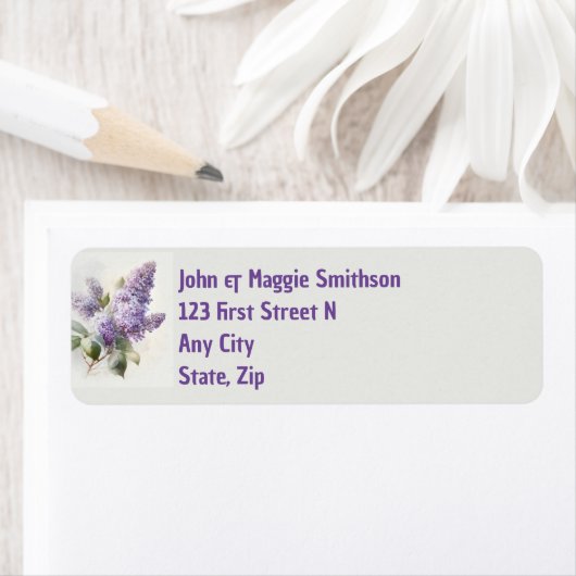 バラバラガーデンフラワーズかわいらしフローラ ラベル (インサイチュ)