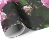 バラバラピンクヴィンテージキャベツ花フローラ ラッピングペーパー (ロールコーナー)