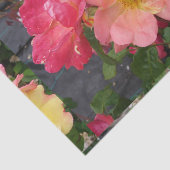 バラバラワイルドレッドイエローパターンフローラ花 薄葉紙 (詳細)